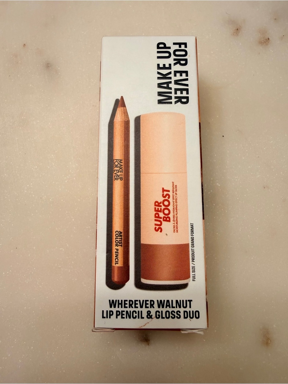 Make Up For Ever Wherever Walnut Lip Pencil & Gloss Duo